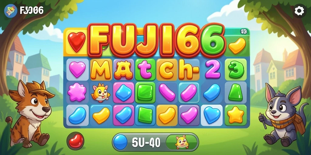 Tampilan gameplay FUJI66 yang penuh warna dan menarik.