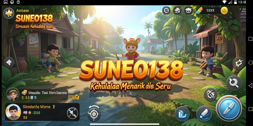 Tampilan gameplay menarik dari SUNEO138 dalam mengelola kehidupan karakter.