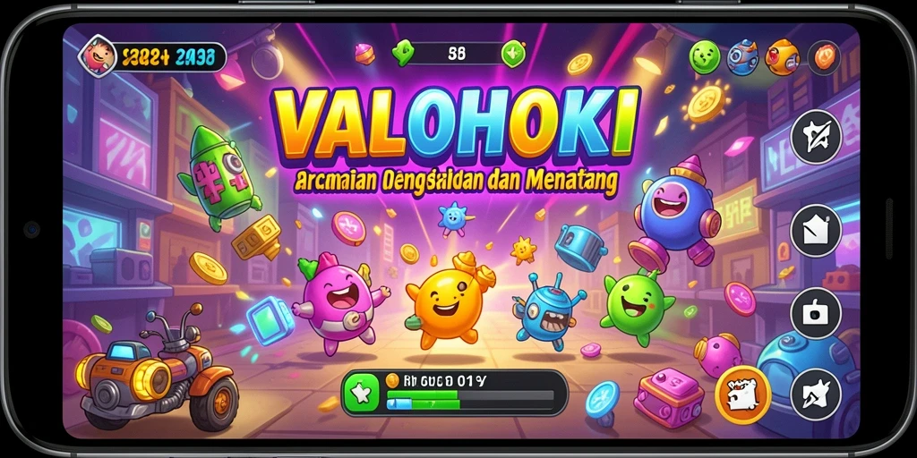 Tampilan gameplay VALOHOKI yang seru dan menantang.